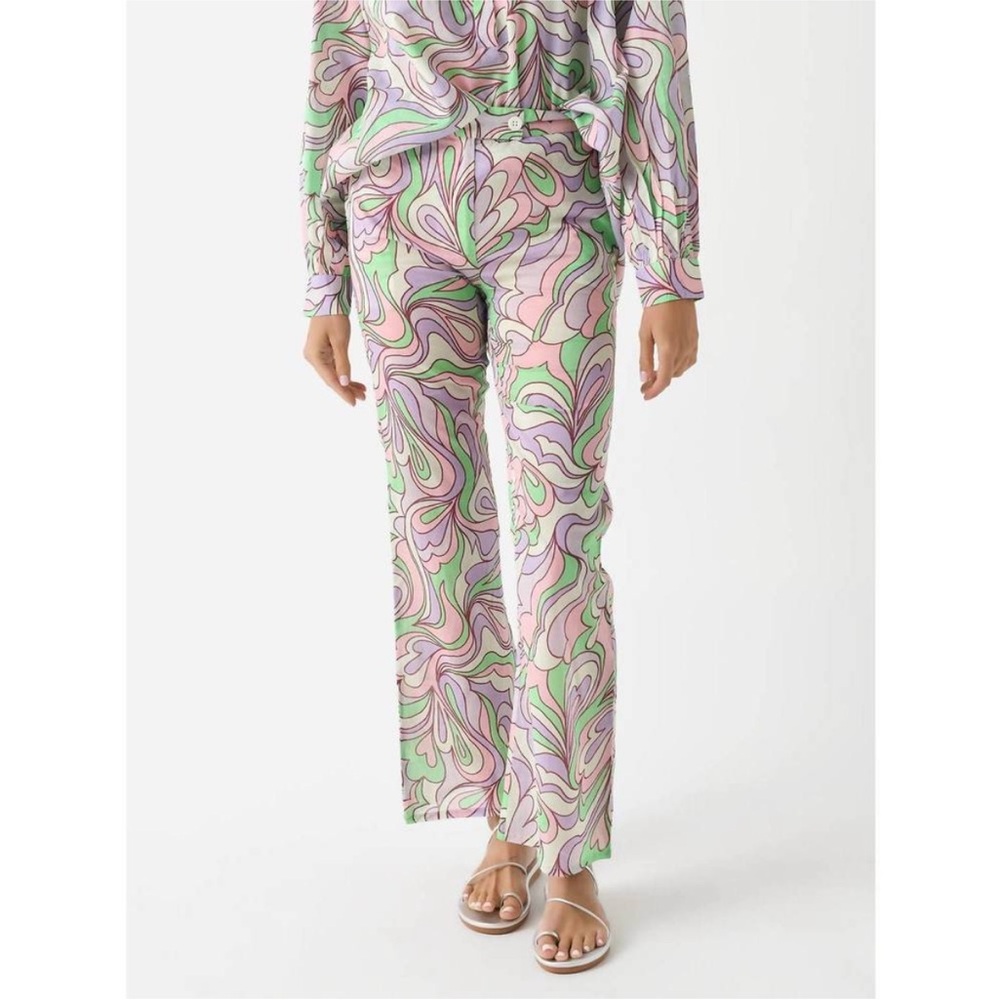 V.DE.VINSTER Gobinde Pants in Pastel Print SZ M NWT